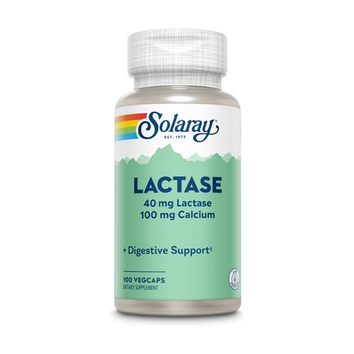 LACTASE 40mg 4000 FCC- 100Caps - SOLARAY