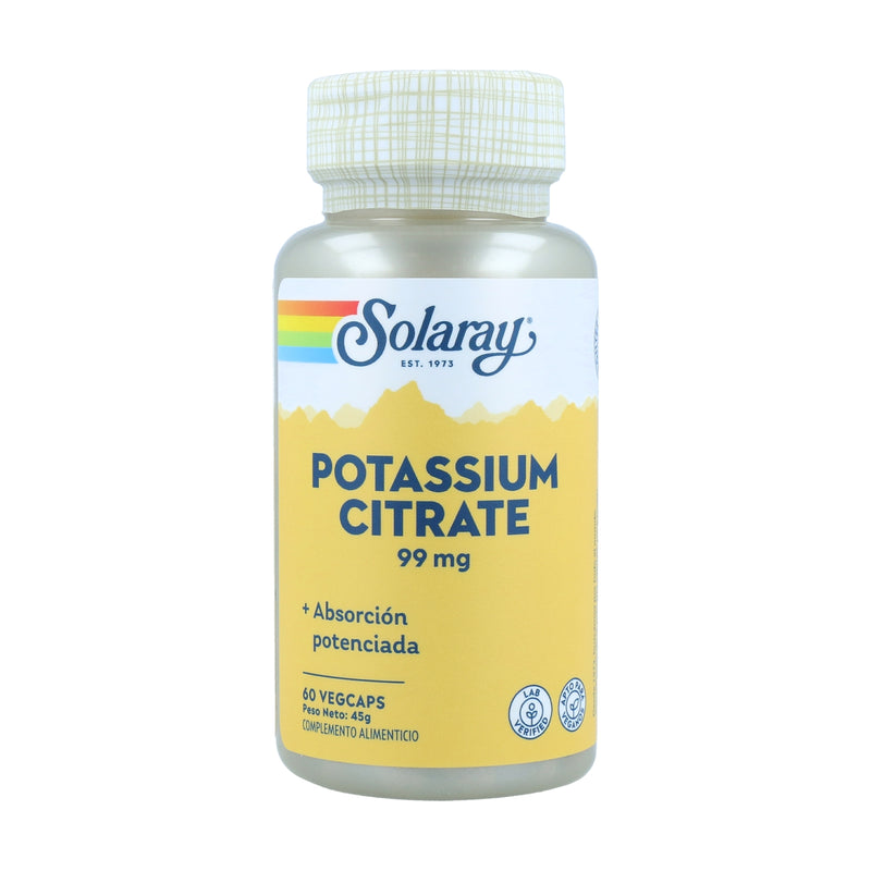 POTASIO CITRATO - 60Caps - SOLARAY