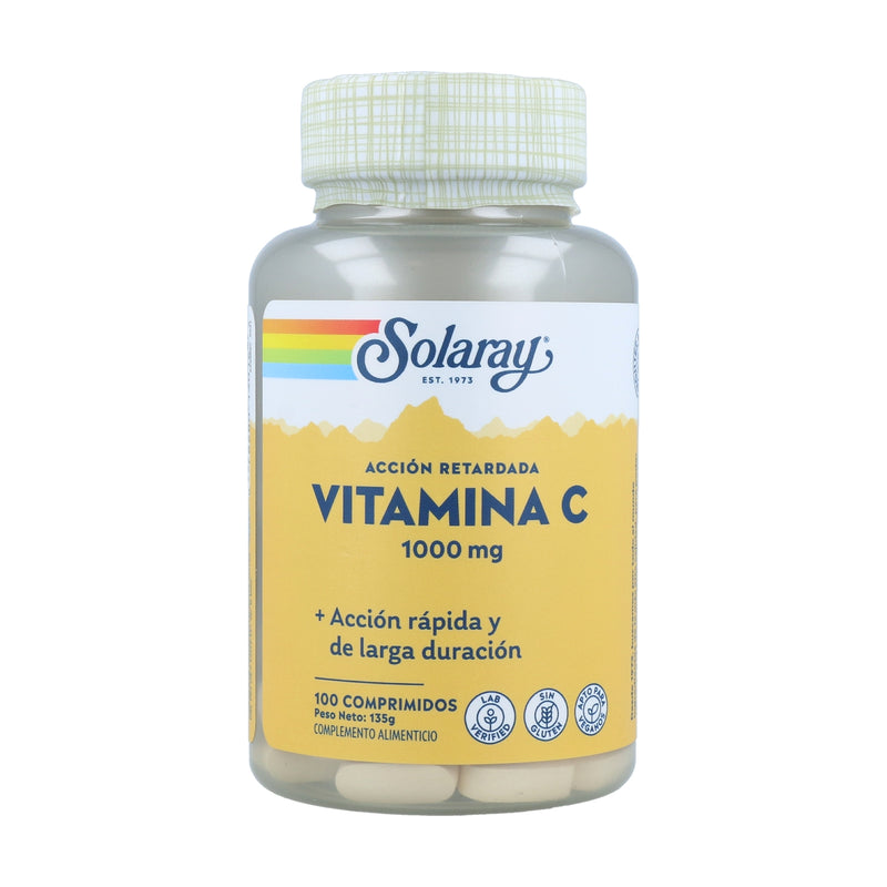 Vitamina C 1000 mg A/R  100comp - SOLARAy