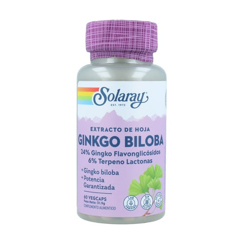 Ginkgo Biloba 60Caps - SOLARAY