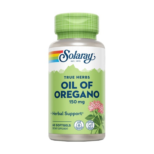 OIL OREGAN (ACEITE DE ORÉGANO SILVESTRE) 150 mg - 60 caps - SOLARAY