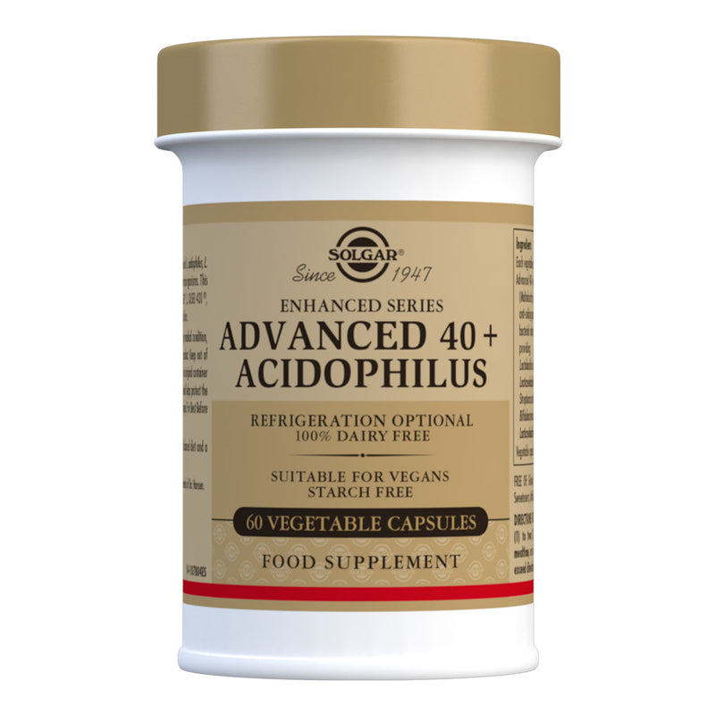 40 Plus Acidophilus Avanzado 60 cap  PROBIÓTICO