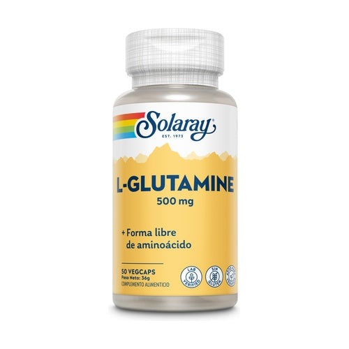 L-GLUTAMINE 500 mg - 50Caps - SOLARAY