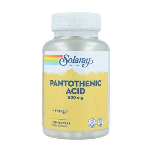 PANTOTHENIC ACID  100 VegCaps - SOLARAY