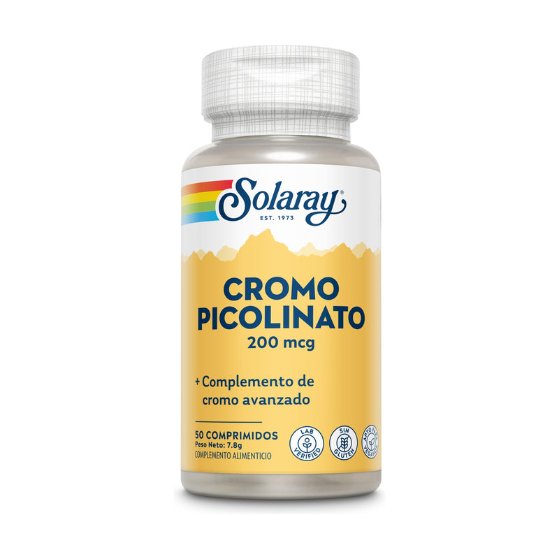 PICOLINATO DE CROMO 200 mcg - SOLARAY