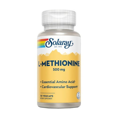 L-METHIONINE 500 mg- 30Caps - SOLARAY