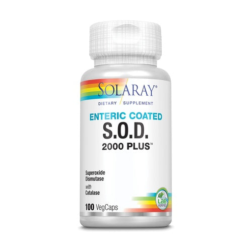 S.O.D. 2000 plus ( Antioxidante )- 100Caps con protección entérica - SOLARAY