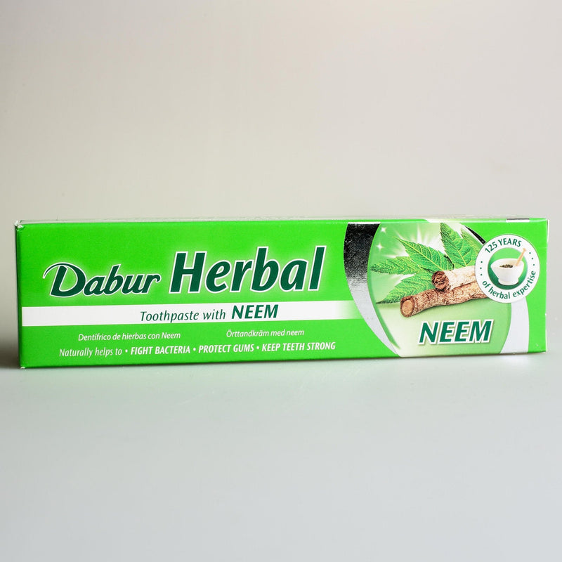 DENTRIFICO AYURVEDICO AL NEEM 100 ML - DABUR - masquedietasonline.com 