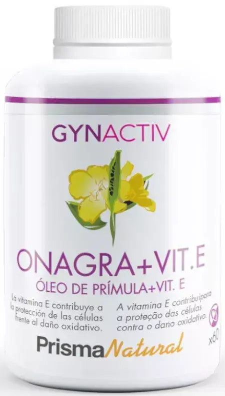 Onagra + Vitamina E 60 perlas (Gynactiv) - Prisma Natural