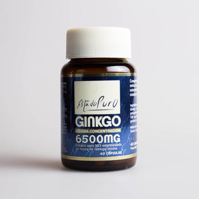 GINKGO 6500 MG 40 CAPS - ESTADO PURO - masquedietasonline.com 