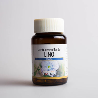 ACEITE DE SEMILLAS DE LINO 60 PERLAS - TONGIL - masquedietasonline.com 