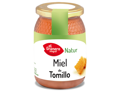 MIEL DE TOMILLO BIO 500g - EL GRANERO INTEGRAL - masquedietasonline.com 