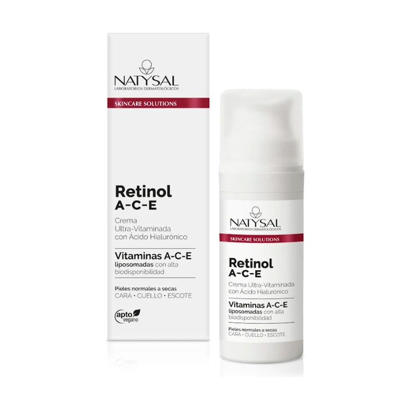 Crema Facial Retinol A-C-E. Antiarrugas 50ml, Natysal