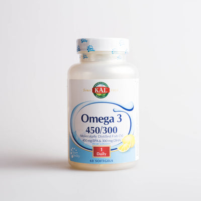 OMEGA 3 450/300 60 PERLAS - KAL - masquedietasonline.com 