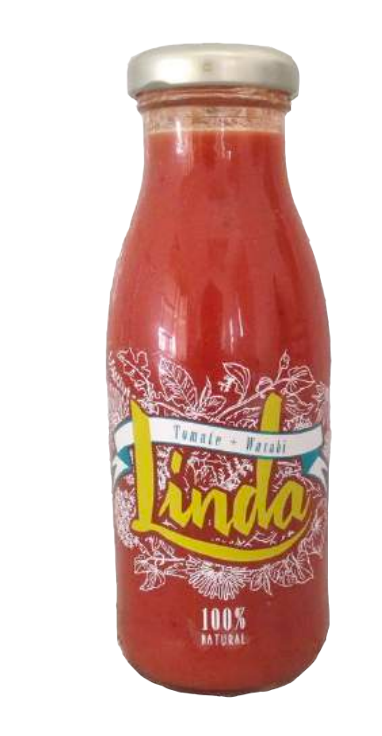 ZUMO NATURAL DE TOMATO Y WASABI - LINDA - masquedietasonline.com 