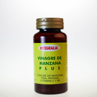 VINAGRE DE MANZANA PLUS 100 CAP - INTEGRALIA - masquedietasonline.com 