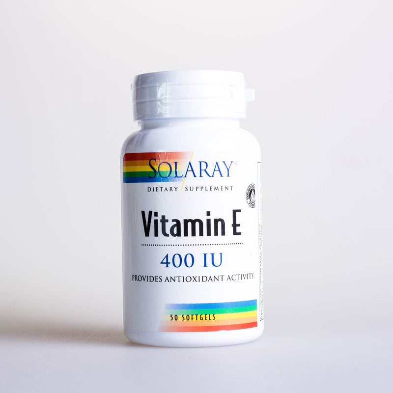 VITAMINA E  400 UI, 50 CAP - SOLARAY - masquedietasonline.com 