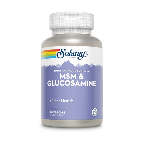 MSM GLUCOSAMINE 90cáps - SOLARAY