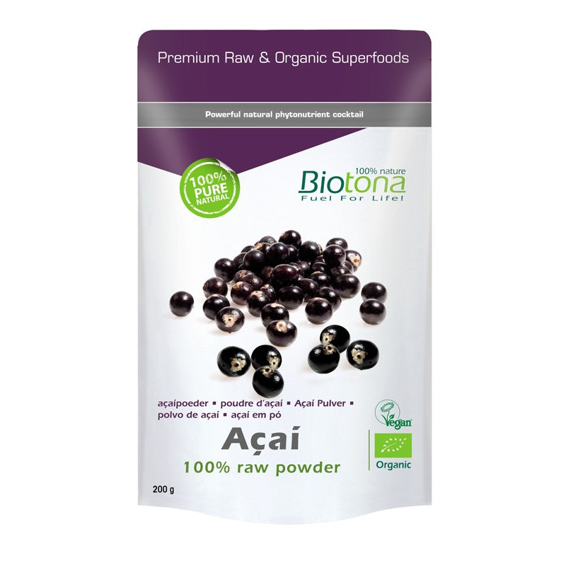 Acai raw polvo superfood bio 200g Biotona