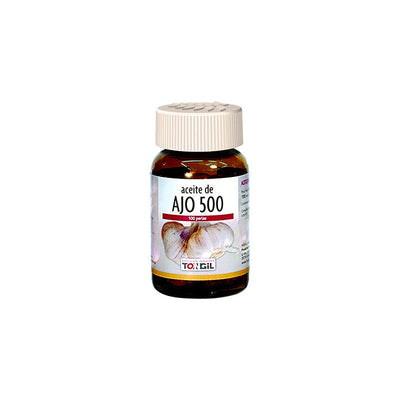 ACEITE DE AJO 500, 100 PERLAS - TONGIL - masquedietasonline.com 