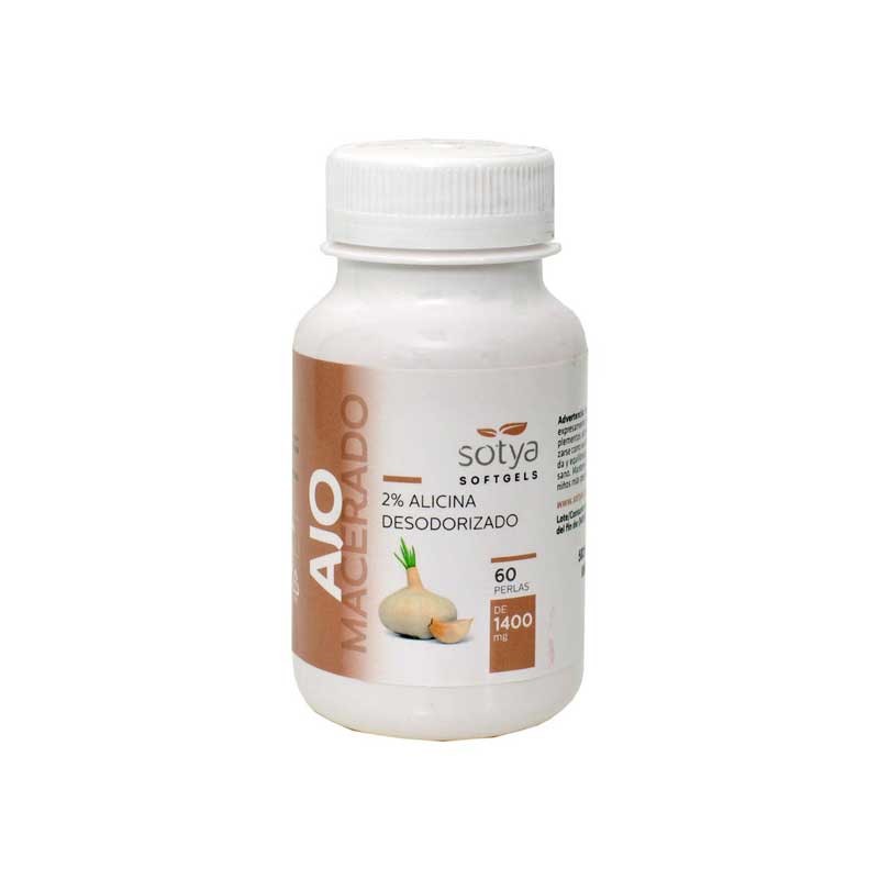 Ajo macerado 1400mg 60 perlas Sotya