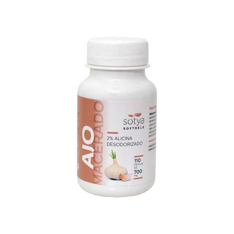 Ajo macerado 700mg 110 perlas Sotya