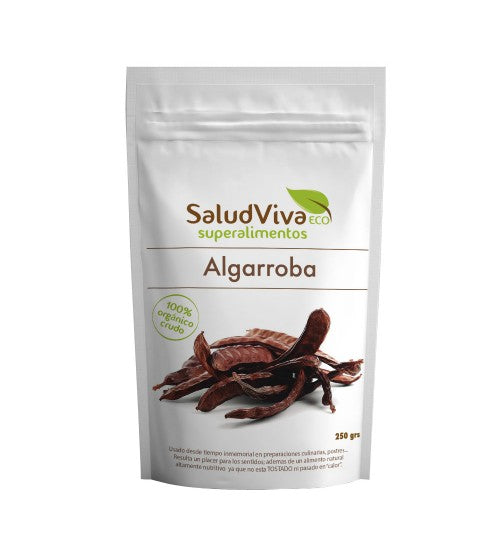 ALGARROBA CRUDA EN POLVO 250G - SALUD VIVA - masquedietasonline.com 