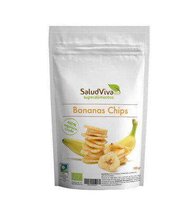 BANANA CHIPS 125G  - SALUD VIVA - masquedietasonline.com 