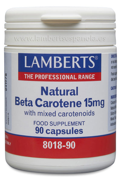 Betacaroteno Natural 15mg