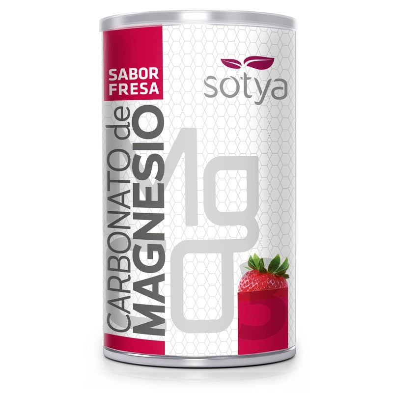 Carbonato de magnesio sabor fresa bote 180 g Sotya