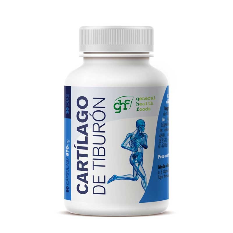 Cartilago de tiburon 870mg 90 capsulas GHF