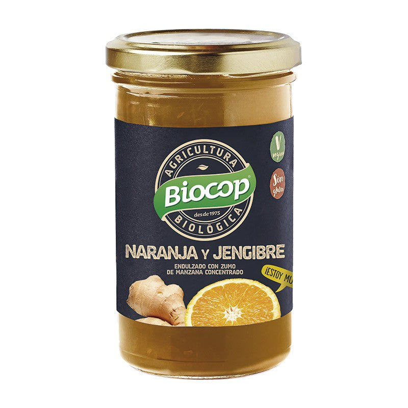 Compota de naranja y jengibre bio 280g Biocop