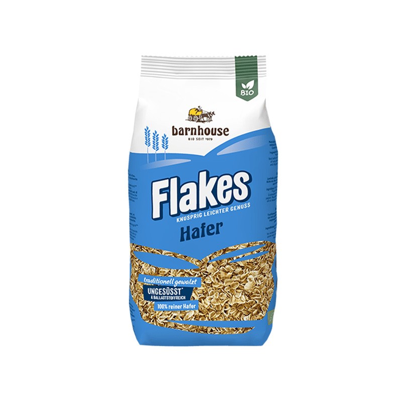 Flakes copos de avena crujiente bio 275g Barnhouse