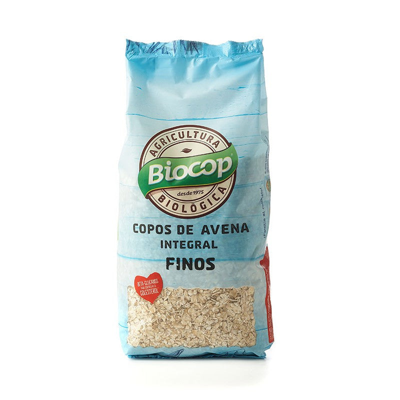 Copos de avena integral finos bio 500 g Biocop