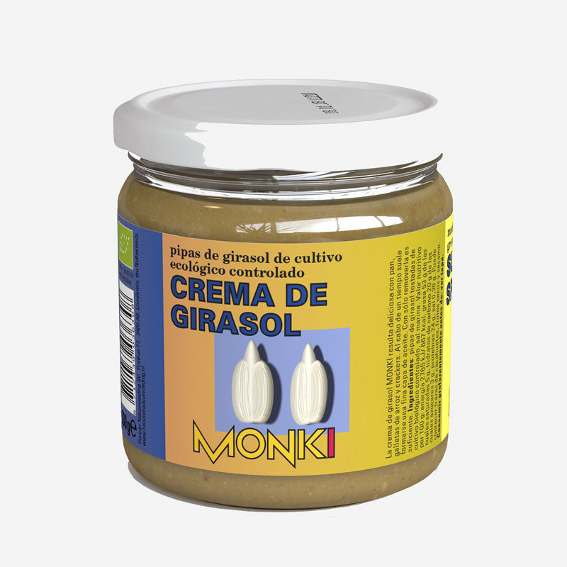 Crema de pipas de girasol bio 330g Monki