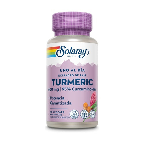 TURMERIC 600 mg 30Caps -  SOLARAY