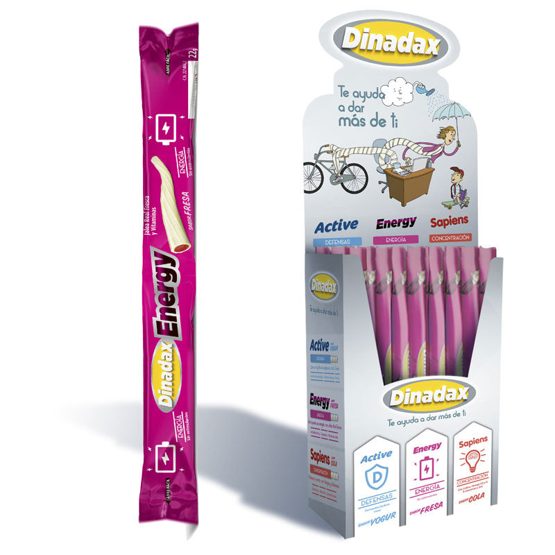 Dinadax Barritas Energy expositor 60 unidades Opko Health