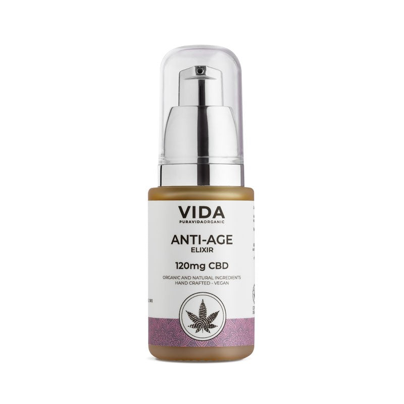 Elixir Facial Antiedad CBD Bio 30ml Pura Vida