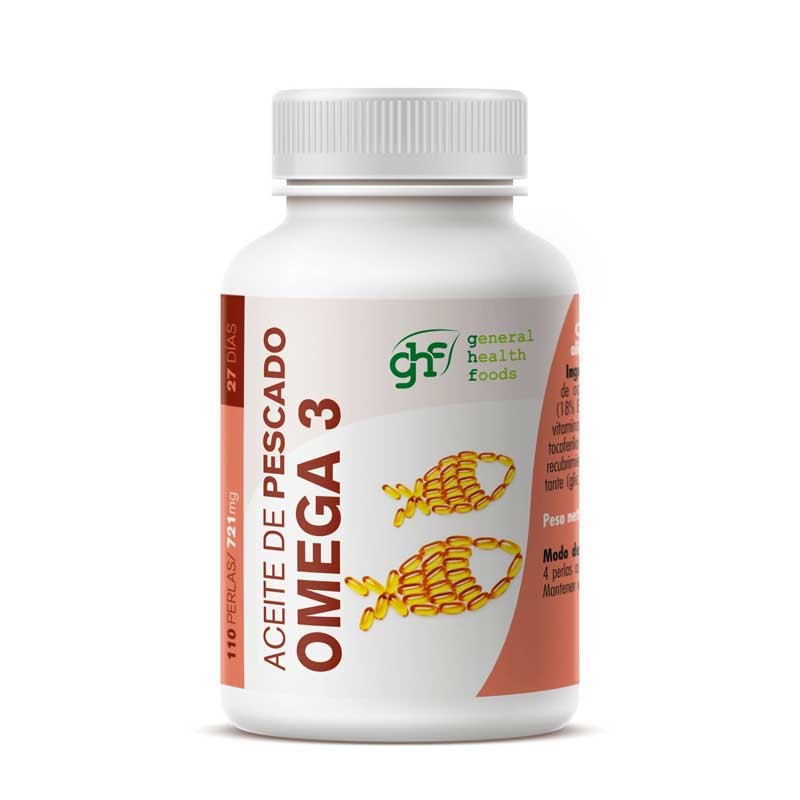 EPA Aceite de pescado Omega 3 721mg 110 perlas - GHF