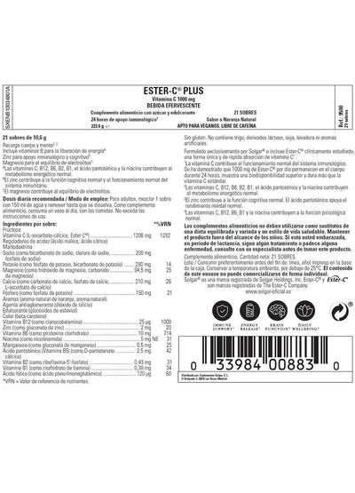 Ester-C® Plus Vitamina C Efervescente 1000 mg21 sobres