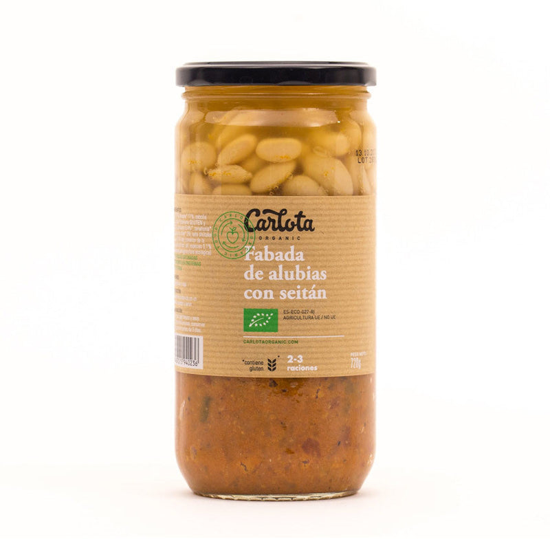 Fabada de alubias con seitan y shiitake Bio 720g Carlota Organic