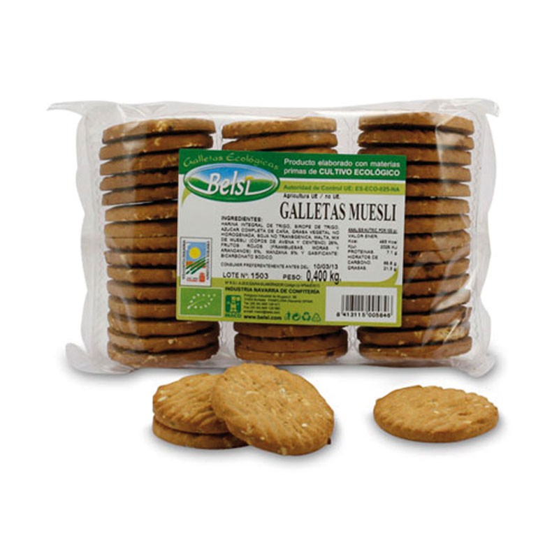 Galletas de Avena Muesli Bio 400g Belsi