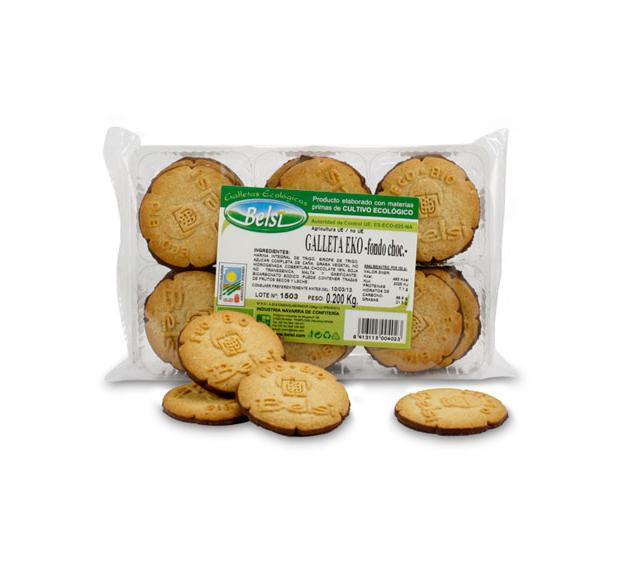 Galletas fondo choco bio 200g Belsi