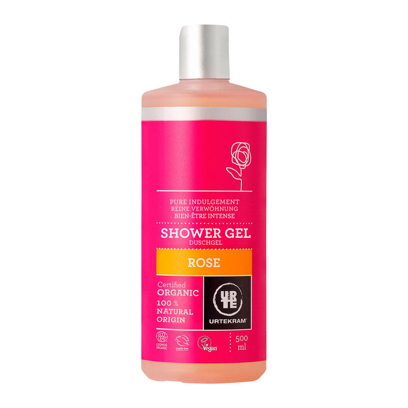 Gel de Baño rosa Bio 500ml Urtekram