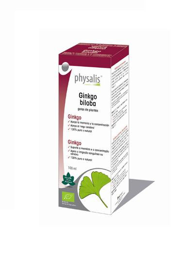 Ginkgo biloba extracto hidroalcoholico bio 100ml Physalis