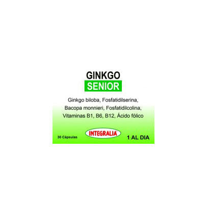 Ginkgo Senior 30 capsulas Integralia