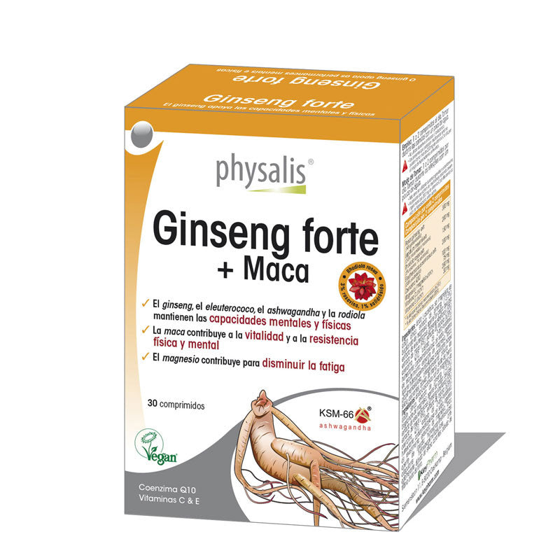 Ginseng forte bio 30 comprimidos Physalis