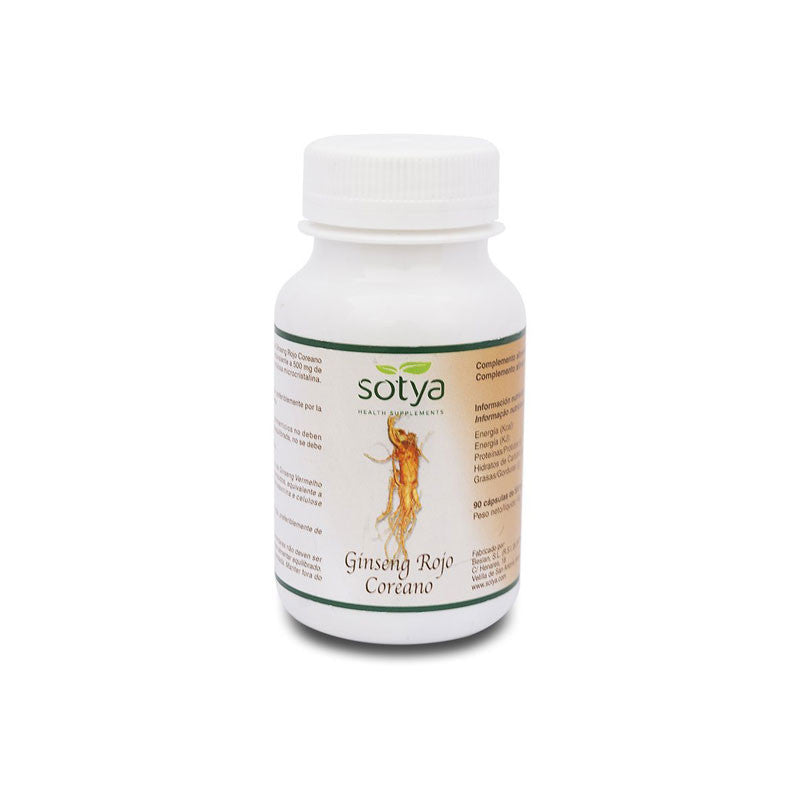 Ginseng rojo coreano 500 mg 90 cápsulas Sotya