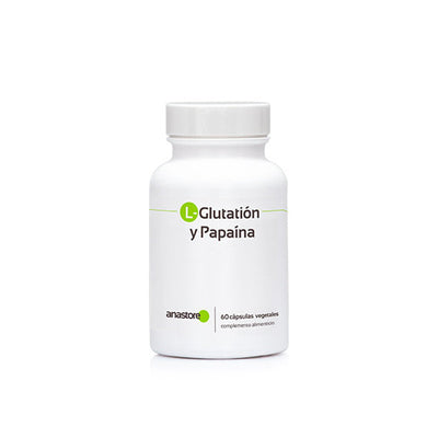 L-GLUTATHION Y PAPAINE 60 CAPS - ANASTORE - masquedietasonline.com 