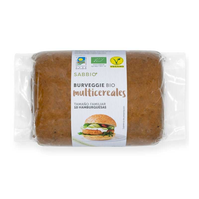 Hamburguesa multicereales granel Bio 750g SABBIO